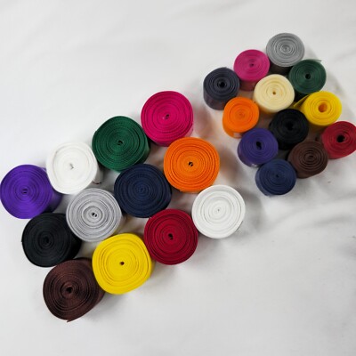 Satin- und Organzabänder Mix Farben Paket je 4 Yard x 24 Spulen Geschenkidee