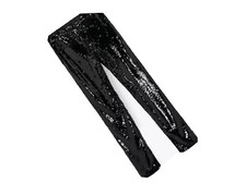 zara sequin black pants size large