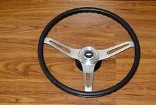 Comfort Grip Steering Wheel 16pc Kit Cushion All Black Band 3-Spoke 67-68 Chevys