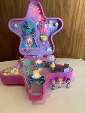VINTAGE 1993 POLLY POCKET FAIRYLIGHT WONDERLAND COMPLETE WORKS 3 DOLLS