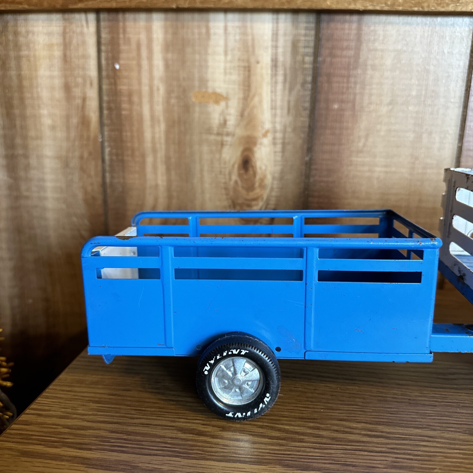 Vintage Nylint Stake Bed Truck& Trailer eBay