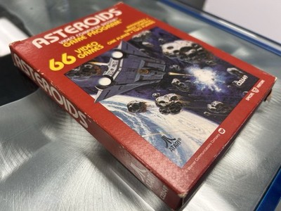 Atari Asteroids Atari 2600 Space Shooter Game CIB w/ Manual Multiplayer