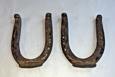Set Of Two Rustic Decor/Craft/Project Vintage Iron Horseshoes