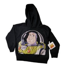 NWT Toy Story Disney Store Black Hoodie Buzz Lightyear Kids Size 4T
