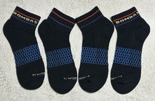 Bombas 4-Pack Unisex Ankle Multicolor Socks Large NWT 4-Pairs 