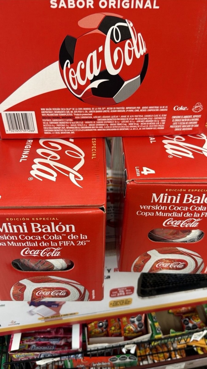 Adidas Trionda Coca Cola Special Mexican Retail Collector Edition