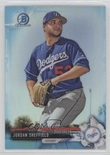 2017 Bowman Draft Chrome Sky Blue Refractor 17/399 Jordan Sheffield #BDC-134 j2c