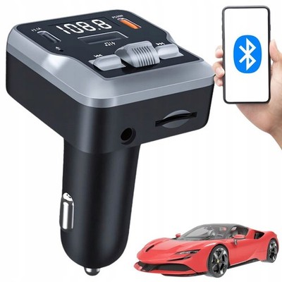 FM Transmitter Bluetooth 5.3 Radio USB-C KFZ Auto Ladegerät Zigarettenanzünder