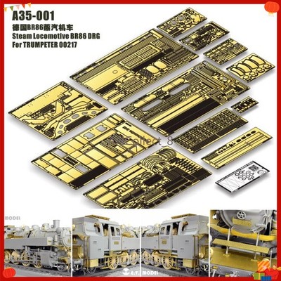 ETModel 1/35 German BR86 Steam Locomotive PE/Resin Set for TRUMPETER 00217
