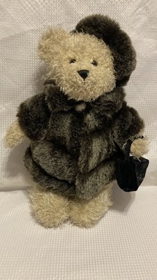 The Cherish Collection Nova Plush Teddy Bear | Faux Fur Mink Coat W/ Hat & Purse