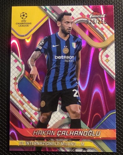 24-25 Topps Finest UCC Hakan Calhanoglu Bundle /99 /199 /250, Inter Milan Turkey - Picture 6 of 8
