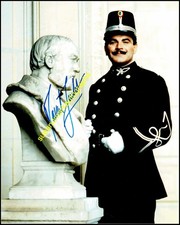 David Suchet Autograph Signed Agatha Christie's Hercule Poirot UACC RD 96