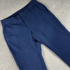 Under Armour Mens 34x30 Tech Golf Performance Navy Blue Pants