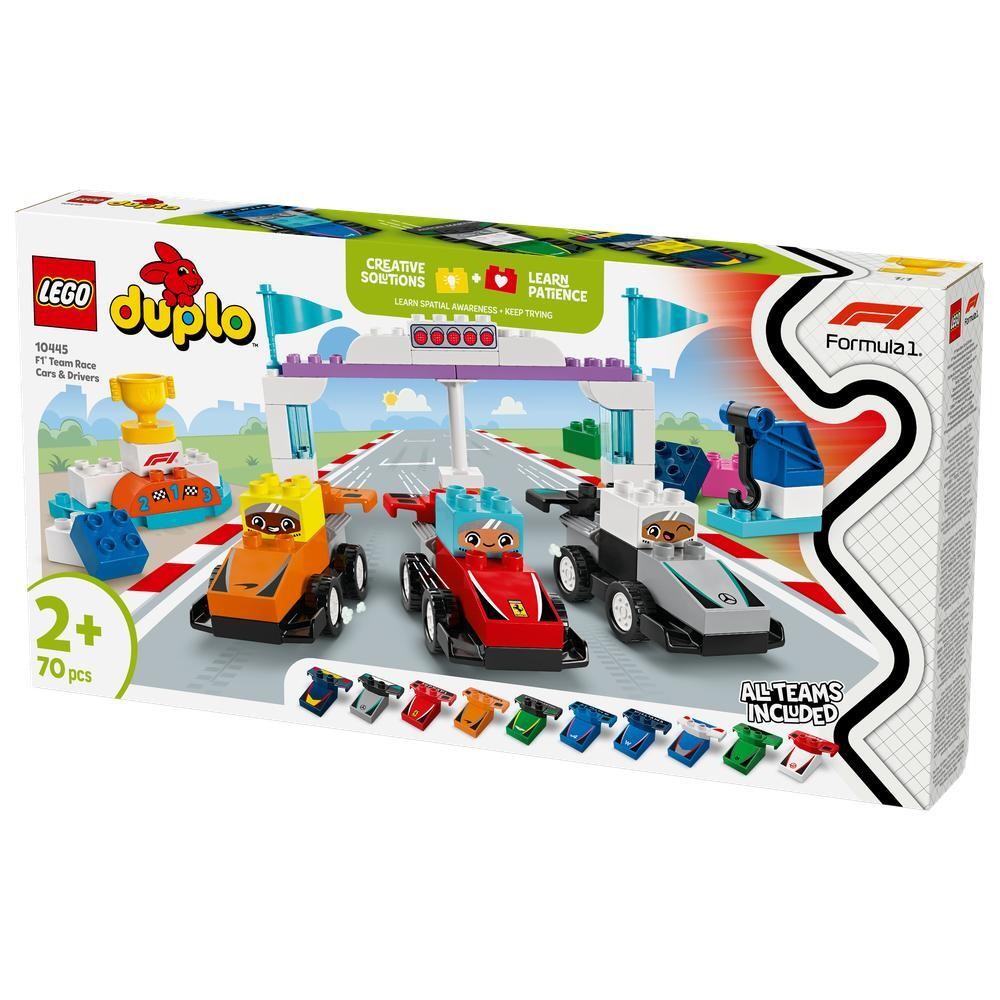 LEGO DUPLO 10445 Town F1 Race Cars Drivers NEW 2025 Sealed