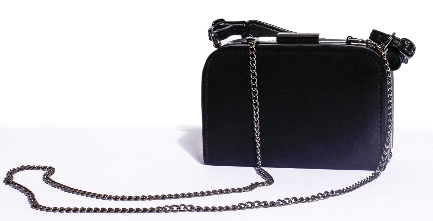 Clutch donna mini borsa di Marella by Max Mara colore nero logo NP: 145,0
