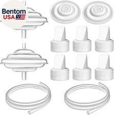 Breast Pump Parts for Spectra, Replace Duckbill Valves Tubes Backflow Protector