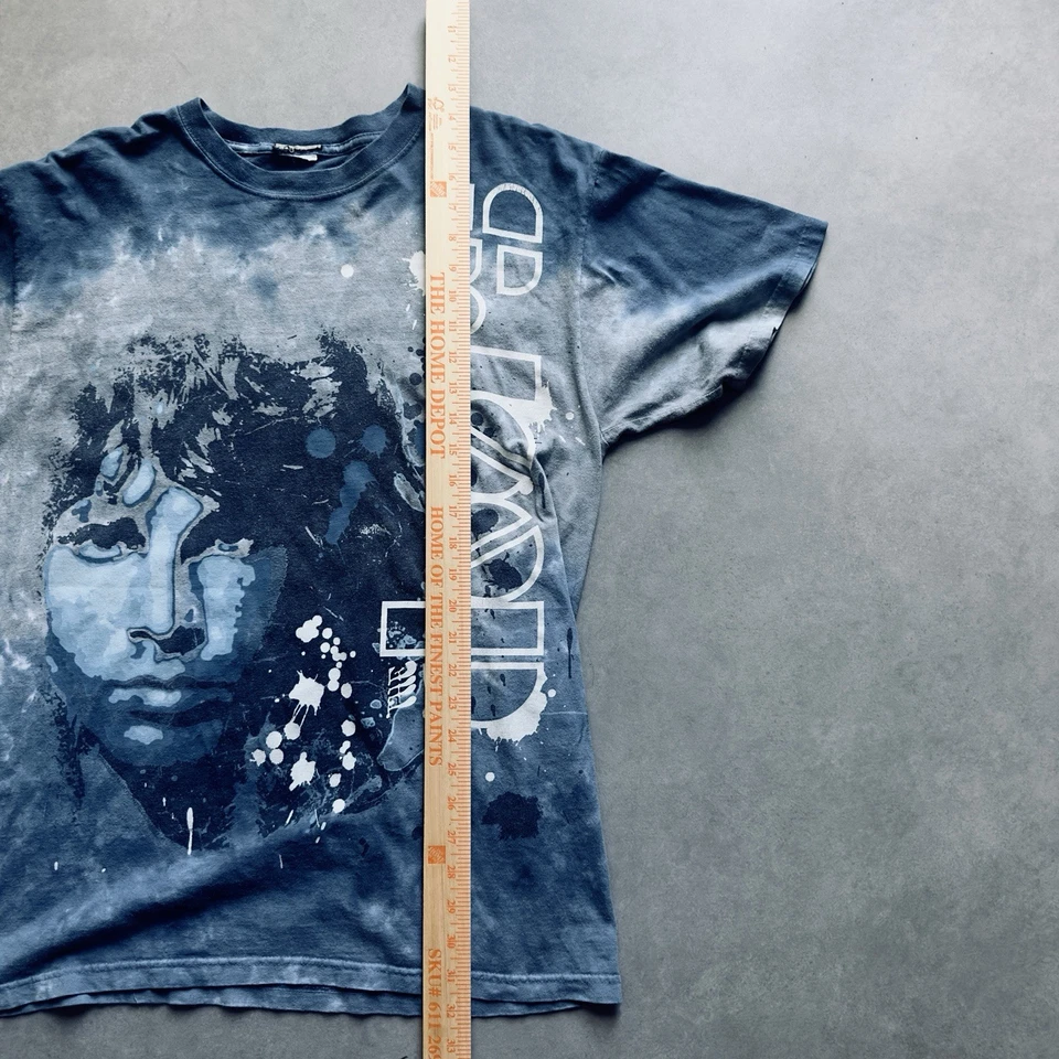 Мужская футболка Liquid Blue состаренная Jim Morrison The Doors окрашенная в галстук размер XL - Изображение 4 из 4