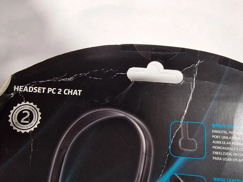Sennheiser PC 2 CHAT Mono Analog Headset for PC Black USED/Damaged box, photo 3 of 5