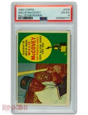 1960 Topps Willie McCovey All-Star Rookie #316 PSA VG-EX 4