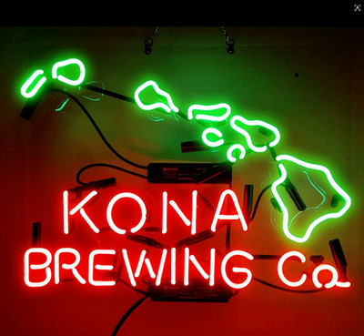 US STOCK New Kona Brewing CO. Beer Neon Sign Home Bar Cave Club Decor 19''X15''