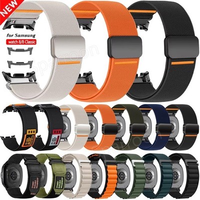 Nylon Sport Armband Für Samsung Galaxy Watch Ultra 2 47mm 2026 Ersatz Smartwatch