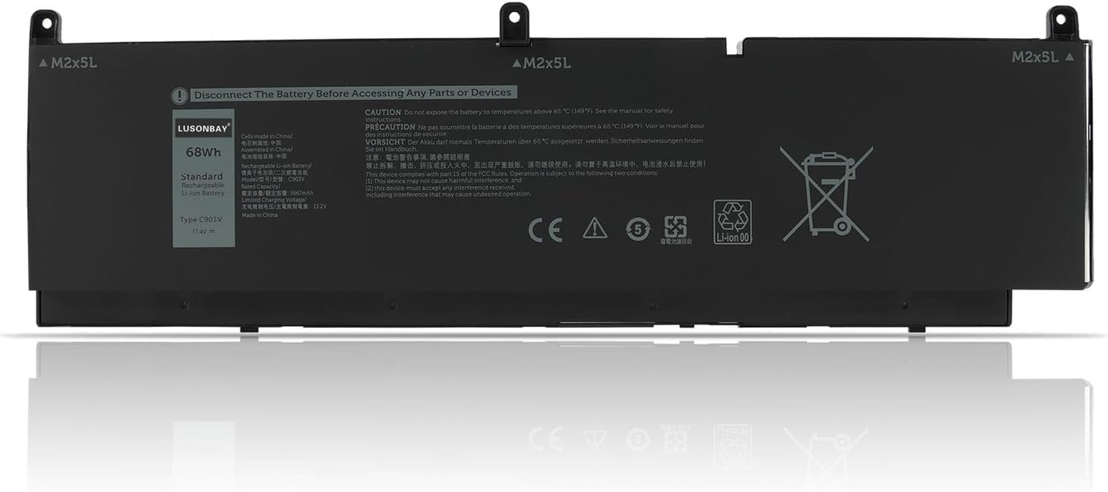 Batteria Compatibile Dell C903V PKWVM 0CR72X | Risparmia e Rinnova