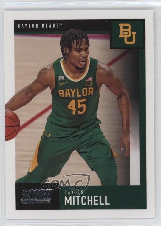 2021-22 Panini Chronicles Draft Picks Score Davion Mitchell #394 Rookie RC