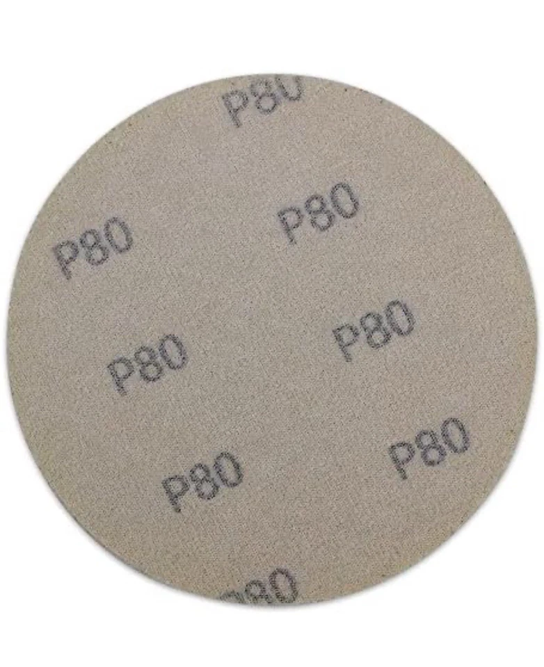 100 Pack - 6" Inch 220 Grit No Hole Hook & Loop Sanding Discs Orbital DA Disks - Image 3 of 4
