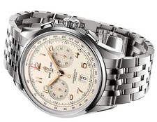 2026 Breitling Premier B01 Cream Dial Chronograph 42mm Men's Watch AB0145211G1A1 5