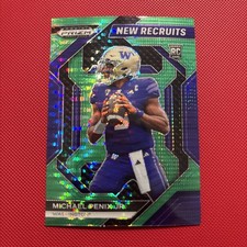 2024 Panini Prizm New Recruits Michael Penix Jr. #NR-MPJ Green  /25