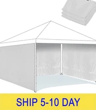 REDCAMP Instant Canopy Sidewall for 10x10ft Pop Up Canopy, 10x6.2ft, 3 Pack Sunw
