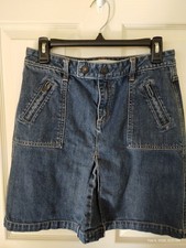 Women's Gap Denim Pleated Skirt Size 6