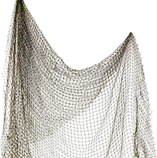 Fishing Net Decor – Real Repurposed 5X10Ft Fishing Net for Wall, Beach Party & N