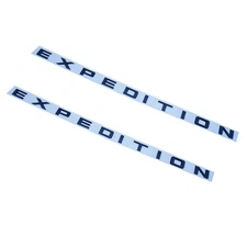 2x Fits for 22-2024 EXPEDITION Letter Front Tailgate Badge Emblems Matte Black