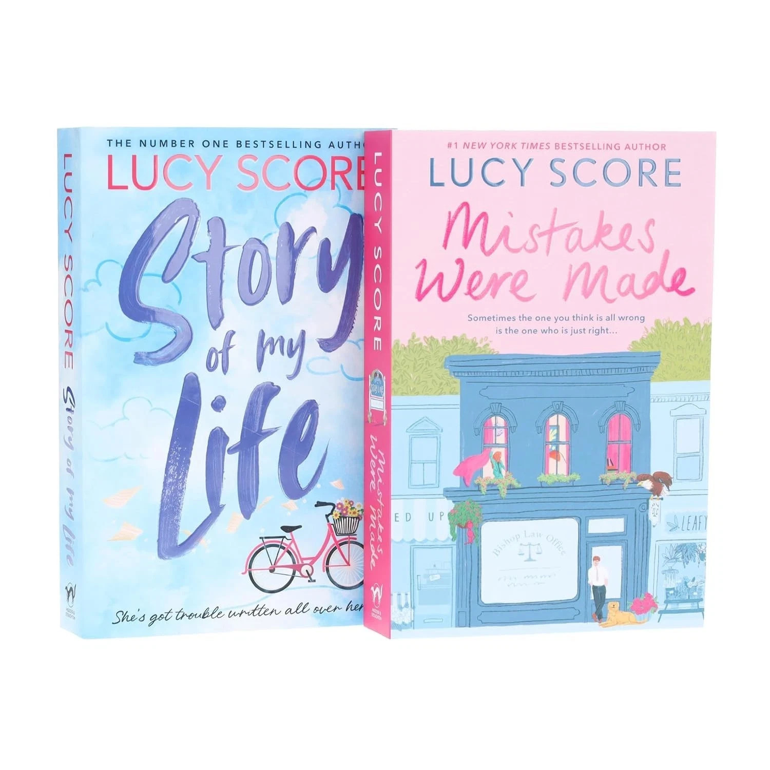 Story Lake Series By Lucy Score 2 Books Collection Set Story of my Life