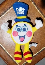 Vintage Spangler Dum-Dums Lollipop Drum Man Plush Stuffed Toy