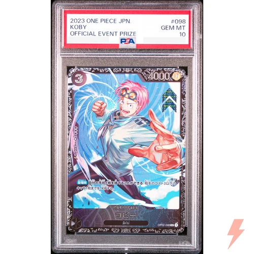 PSA 10 Koby OP02-098 Official Event Prize - ONE PIECE Card Game Japanese 2023