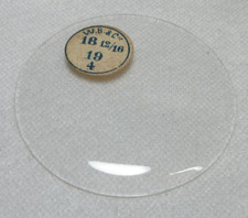 GLASS POCKET WATCH CRYSTAL 18 12/16 H 4 WATCHMAKER REPLACEMENT PART 327
