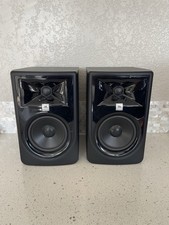 JBL 305P 3 SERIES MKII Powered 5" Two-Way Studio Monitors PAIR  Power Cables