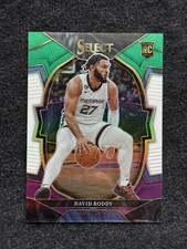 2022-23 Panini Select #78 David Roddy Green White Purple Rookie Grizzlies