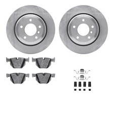 For BMW 528i xDrive 09-10 R1 Concepts Rear Brake Kit w Euro Ceramic Pads