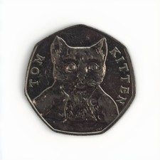 Tom Kitten 50p Coin 2017 Beatrix Potter Fifty Pence Circulated