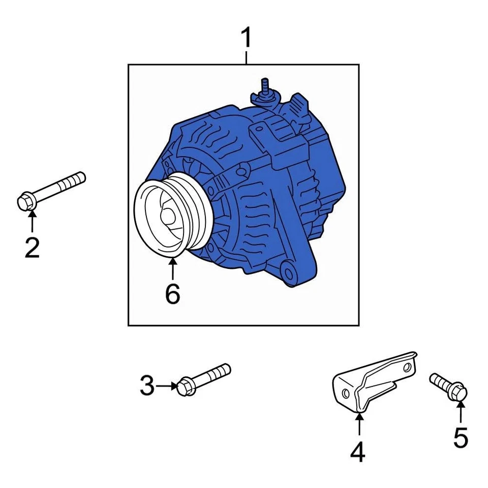 For Toyota Camry 2007-2017 Toyota 270600P14184 Alternator Foto 4 de 4