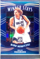 2023-24 Donruss Optic Dirk Nowitzki #4 Mavericks Winner Stays Holo