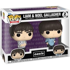 Funko POP! Rocks Oasis Liam & Noel Gallagher 2-Pack Vinyl Figures