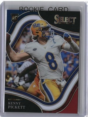 2022 Panini Select Draft Picks #121 Kenny Pickett Tri-Color Prizm #/199 RC