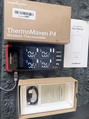 ThermoMaven  P4 Wireless Meat Thermometer | Smart App Control | Grill BBQ Smoker