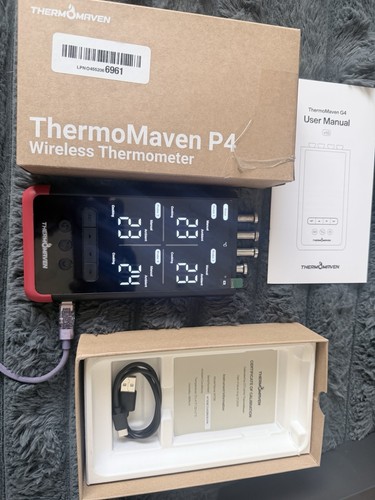 ThermoMaven  P4 Wireless Meat Thermometer | Smart App Control | Grill BBQ Smoker