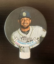 2019 Topps Heritage High Number Fernando Tatis Jr. RC 1970 Baseball Candy Lids