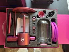 Stündenglass Gravity Bong - 360 Degrees Rotating Glass - Polished Silver